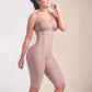 Tummy Control Fajas Front Closure Side Zipper Full Body Shaper