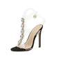 Rhinestone Decoration Pointed Toe Thin High Heel