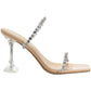 Rhinestone Crystal Stiletto Fashion Sexy Party Transparent High Heels