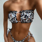 Bikini Pleated Bandeau Swimsuit