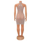 Mesh Rhinestone Short Prom Evening Mini Dress