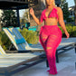 Sexy Women Knitted Set Two PIECE