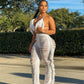 Sexy Women Knitted Set Two PIECE