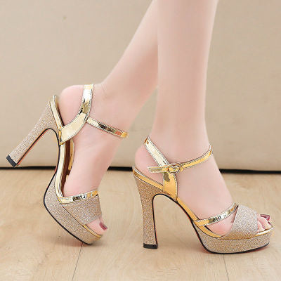Waterproof Platform High Heels