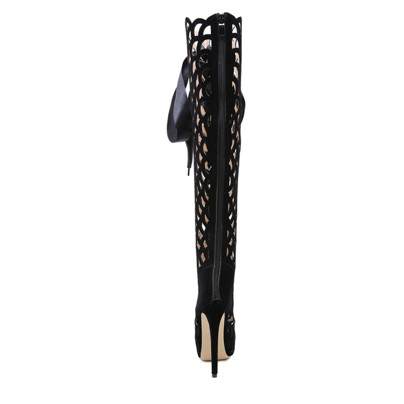 luxury knee boots