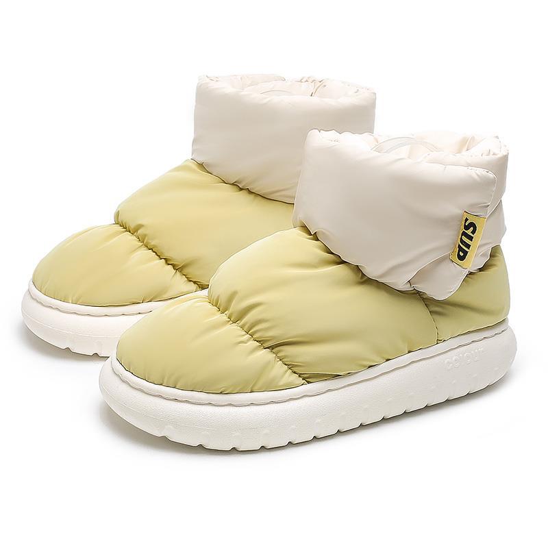 Winter 2022 Platform Warm Fur Shoes for Female Rainproof Cloth Comfortable Soft Plush Chunky Women&#39;s Snow Boot