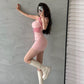 Hot Girl Style Sexy Open Back Lace Up